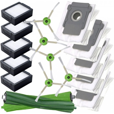 ElektroSkalka iRobot i7, J7, i5, E5, E6 Roomba kartáče a Hepa filtry a sáčky 17 ks