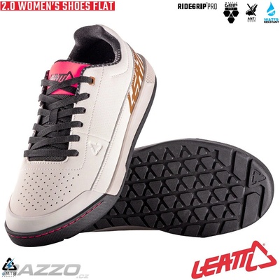 Leatt MTB 2.0 Flat Shoe Womens Cream White 2026