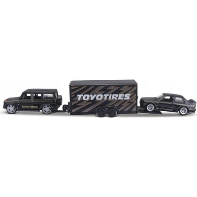 Maisto Team Haulers Mercedes Benz G Class + 1988 BMW 3 Series M3 1:64