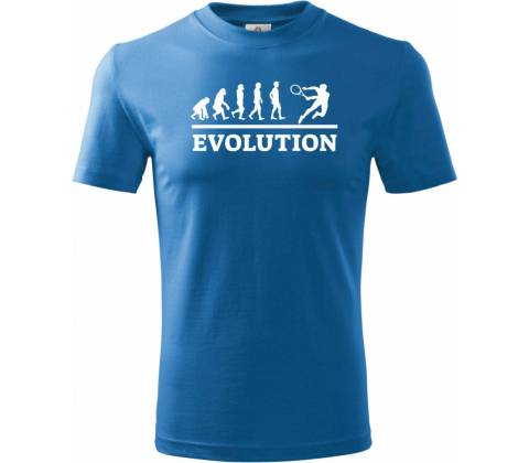 Evolution tenis bílý tisk dětské tričko Basic