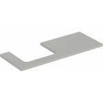 Geberit Умивалник Geberit One за плот с ляв изрез, сив мат, 120 см (505.305.00.7)