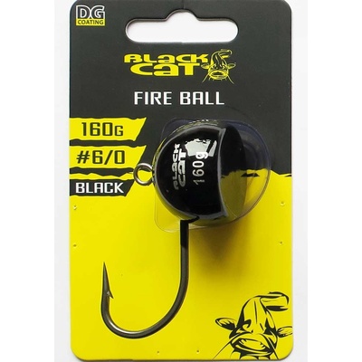 Black Cat Jigová hlava Fire-Ball vel.6 160g 1 ks