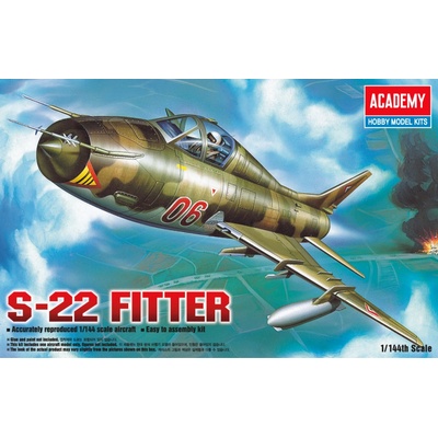 Academy Model Kit Suchoj Su22 Fitter ruské letectvo 12612 1:144