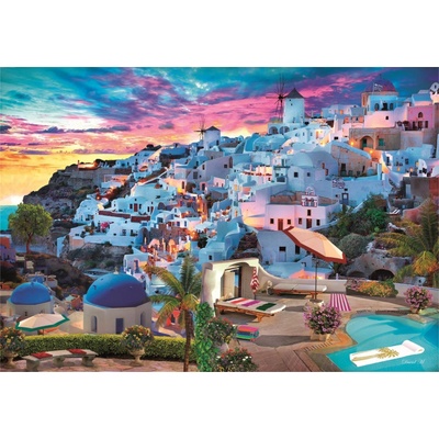 Clementoni Pohľad na Santorini 500 dielov
