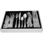 Kinghoff Комплект прибори за хранене Kinghoff KH 1512, 24 части, За 6 човека, Неръждаема стомана, Сребрист (9999KH1512) - topmarket