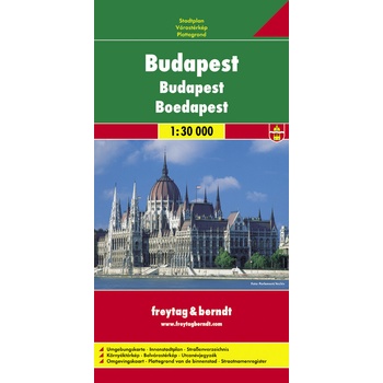 Budapešť mapa 1:27 500