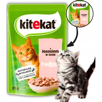 Kitekat s lososom v omáčke 85 g
