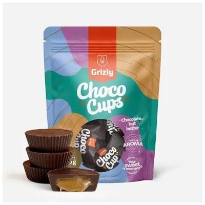 Grizly Choco Cups hořká & karamel 120 g