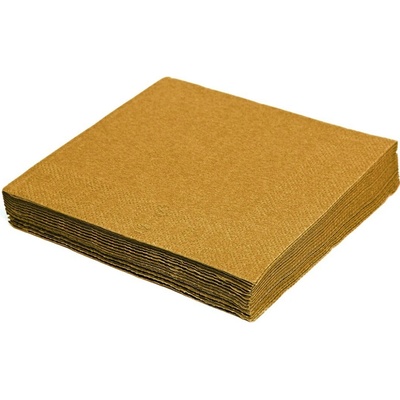 PARTY 70790 servítky 3V zlaté 20ks 33x33cm
