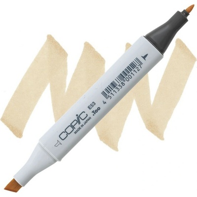 Lihová fixa COPIC Classic oboustranná Fine & Chisel, Raw silk (E53)