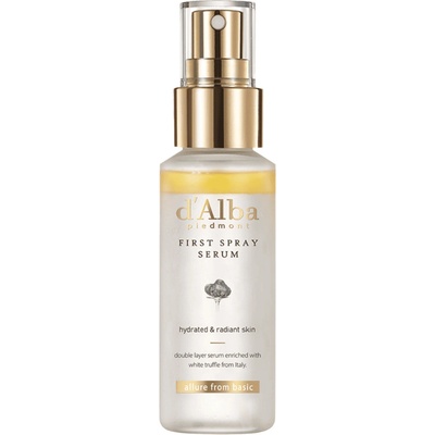 d'Alba White Truffle First Spray Serum - Спрей-серум за лице с бял трюфел - Изсветляващ и хидратиращ 50мл