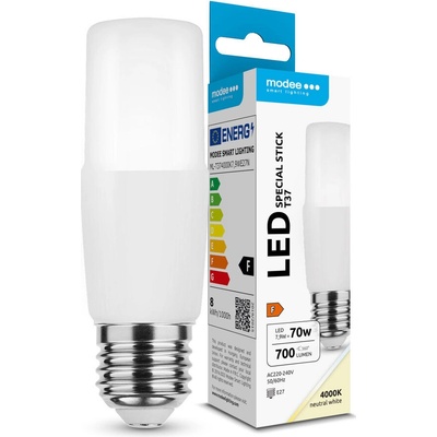 Modee Lighting LED žiarovka E27 7,9W 4000K T37 70W