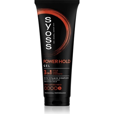 Syoss Power Hold оформящ гел с екстра силна фиксация 250ml