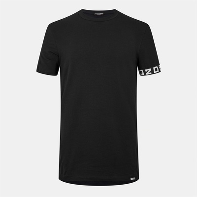 Dsquared2 Тениска DSQUARED2 Tape Logo T-Shirt - Black