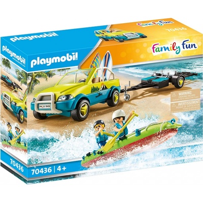 Playmobil 70436 Plážové auto s přívěsem pro kánoi – Zboží Mobilmania
