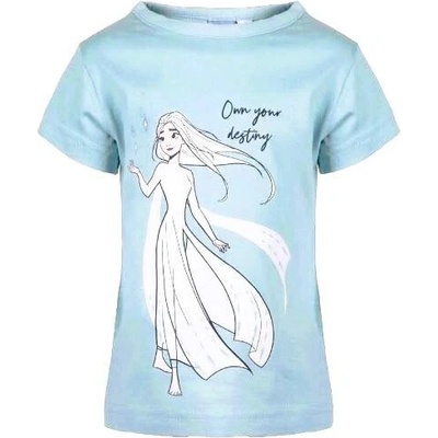 Erve Dívčí tričko Frozen s Elsou BíláModrá Bílá