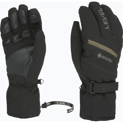 Level Мъжки скиорски ръкавици Level Evolution Gore-Tex pk black
