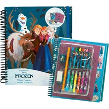 TOYCOMPANY Kreativní zábavní sešit Frozen Ľadové kráľovstvo 22x26 cm