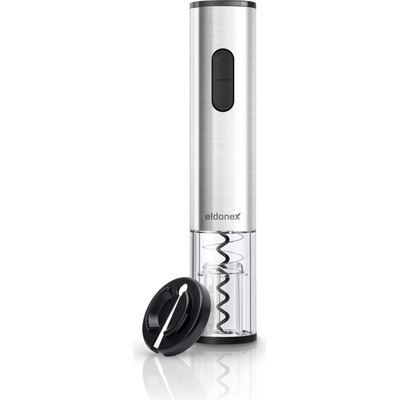 ELDONEX WineSpin Premium elektrický otvírák na víno, stříbrný