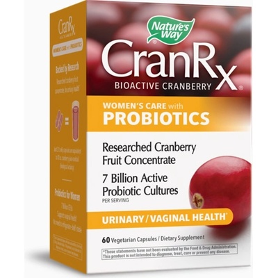 Nature's Way CranRx Women's Care with Probiotics, 60 капсули, Nature’s Way