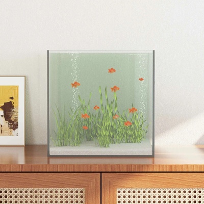 VidaXL akvárium s úložištěm průhledné 30 x 30 x 30 cm sklo 9799.42020380