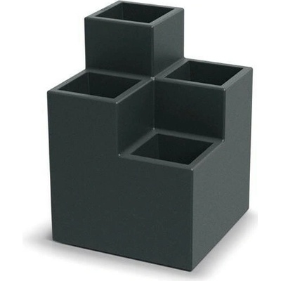 ETHICK Květináč CUBLA STEPA QUATRO tmavě šedá 58cm