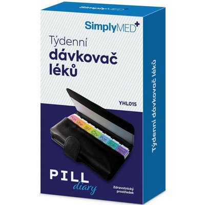 SimplyMed Dávkovač léků týdenní YHL015 Pill diary