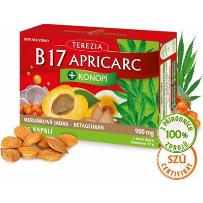 Terezia Company B17 Apricarc + Konopí 60 kapslí