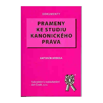 Prameny ke studiu kanonického práva