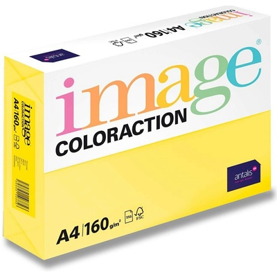 Image Coloraction A4 160 g Pastelově žlutá 250 ks