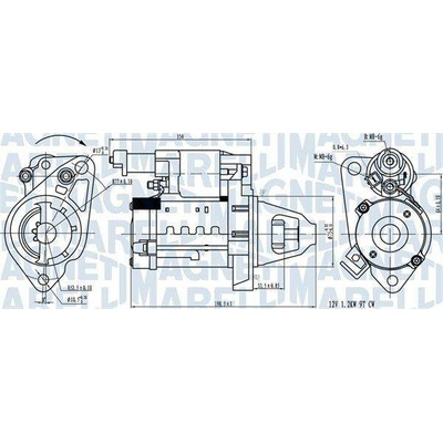 Startér MAGNETI MARELLI 063721642610