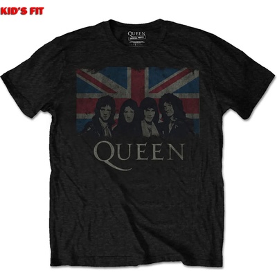 ROCK OFF Детска тениска Queen - Vtge Union Jack - ROCK OFF - QUTS12BB