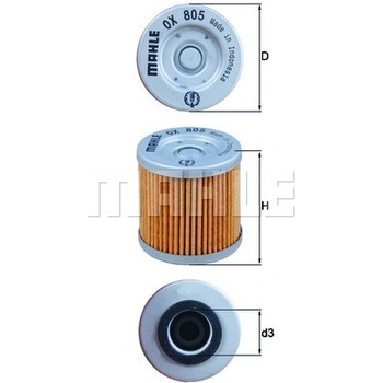 Olejový filter MAHLE ORIGINAL OX 805 (OX805)