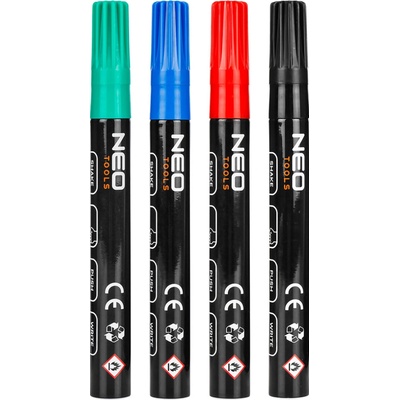 Neo Tools Hrubý 4 farby 4 ks 13-851