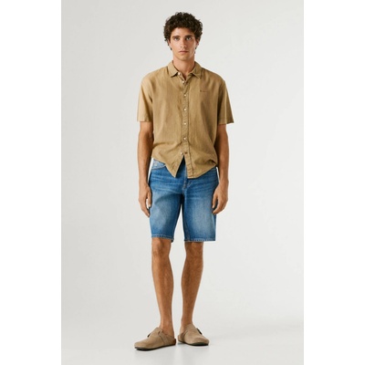 Pepe Jeans TAPERED SHORT CAMDEN BRIGHT BLUE denim