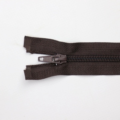 Pro Háčkování Spirálov_ zip d_liteln_ 50 cm tmav_ hn_d_