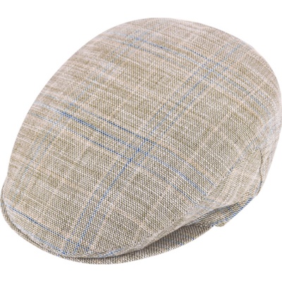 Fiebig Headwear since 1903 pánská letní bekovka bavlna a len béžová