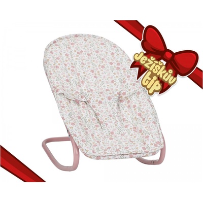 Little dutch LITTLE DUTCH Houpací lehátko pro panenky Soft Flowers – Zboží Dáma