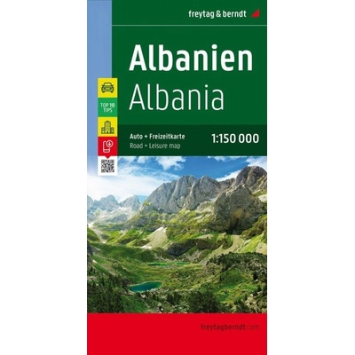 Albanie 1:500 000 / silniční mapa – Zboží Dáma