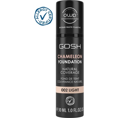 Gosh Chameleon Foundation 002 Light 30ml фон дьо тен за лице