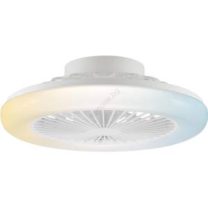 Brilliant - LED димируемо таванно осветително тяло с вентилатор MONTERO LED/20W/230V бяло+ДУ (BI0401)