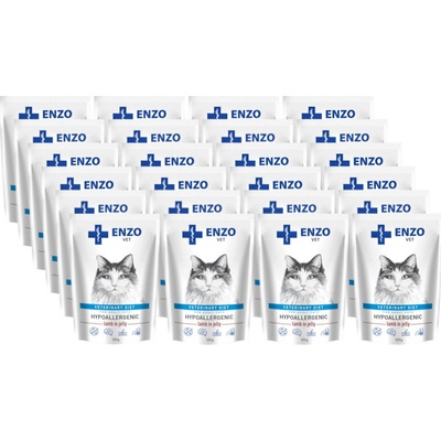 Enzo Vet Hypoallergenic s jehněčím masem jelly 24 x 100 g