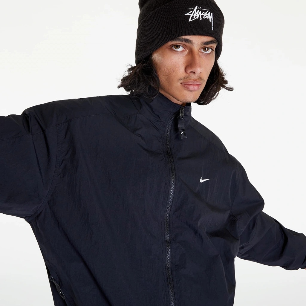 Nike Sportswear Solo Swoosh Men's Track Jacket Black/ White