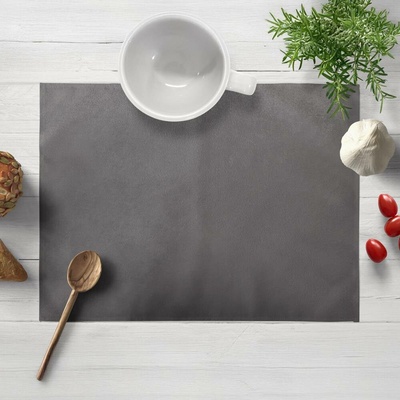 Biante Sametové prostírání Velvet Premium SVP-017 Tmavě šedé 30x40cm