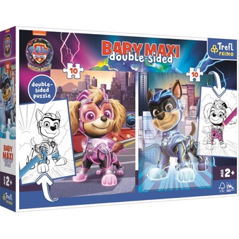 Trefl Двустранен пъзел Trefl 2 х 10 части - Пес Патрул (43007)