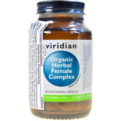 Viridian Herbal Female Complex Organic 30 kapsúl