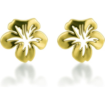 Victoria Walls Pozlacené náušnice Kytičky Gold Bijou Mystique VWE260603G