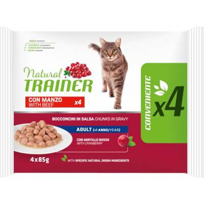 Natural Trainer Adult hovězí 4 x 85 g