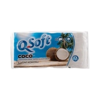Q Soft kokos 3-vrstvový 8 ks