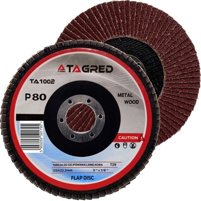 Tagred Lamelový brúsny kotúč 125 mm P80 TA1002